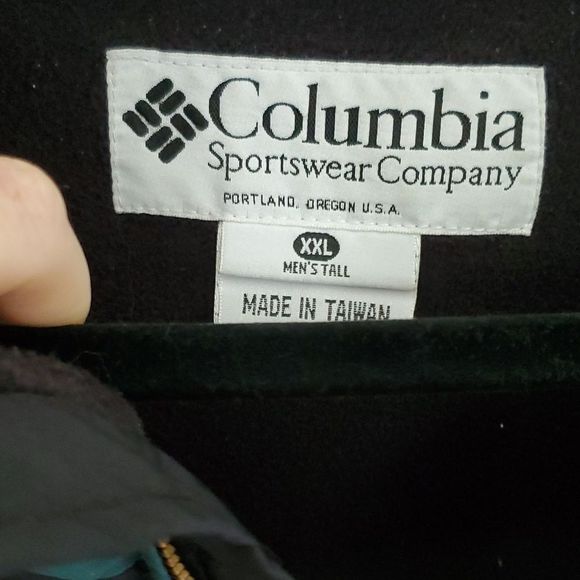 Columbia Men's Teal and Black Jacket - Picture 2 of 12